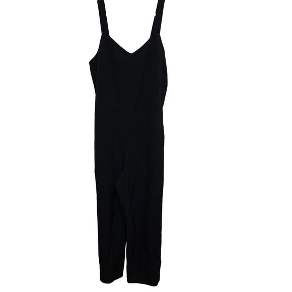 Everlane Black Sleeveless Wide Leg Jumpsuit Women’s Size 0 Minimalist Chic - Picture 2 of 8